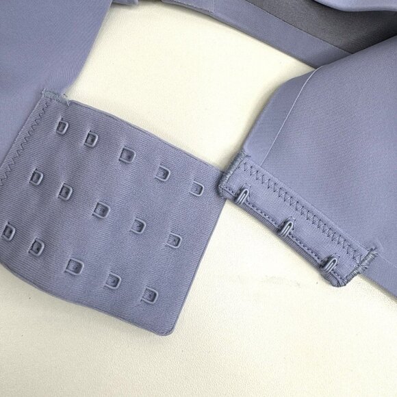 Knix Bra Size 6 Blue High Support Zip Front Catalyst Sports 32 34 DD DDD - Picture 5 of 5